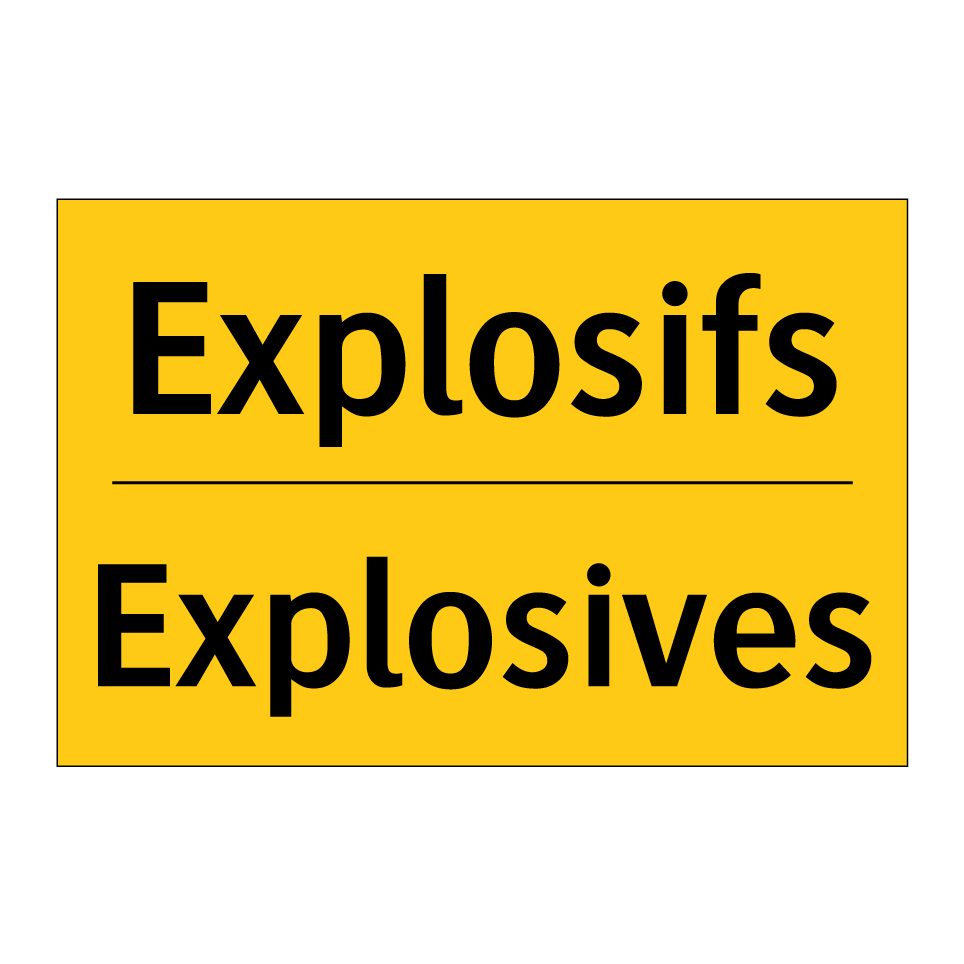 Explosifs - Explosives