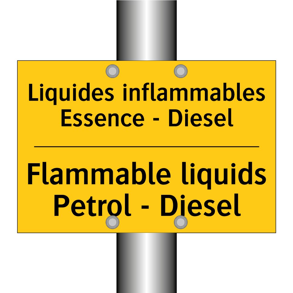 Liquides inflammables Essence  /.../ - Flammable liquids Petrol - Diesel /.../