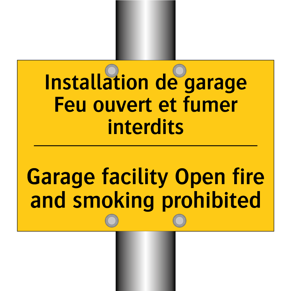 Installation de garage Feu ouvert  /.../ - Garage facility Open fire and  /.../