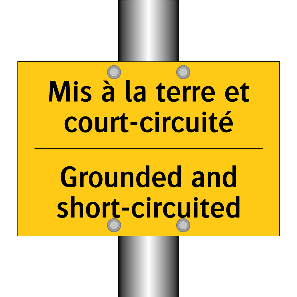 Mis à la terre et court-circuité /.../ - Grounded and short-circuited