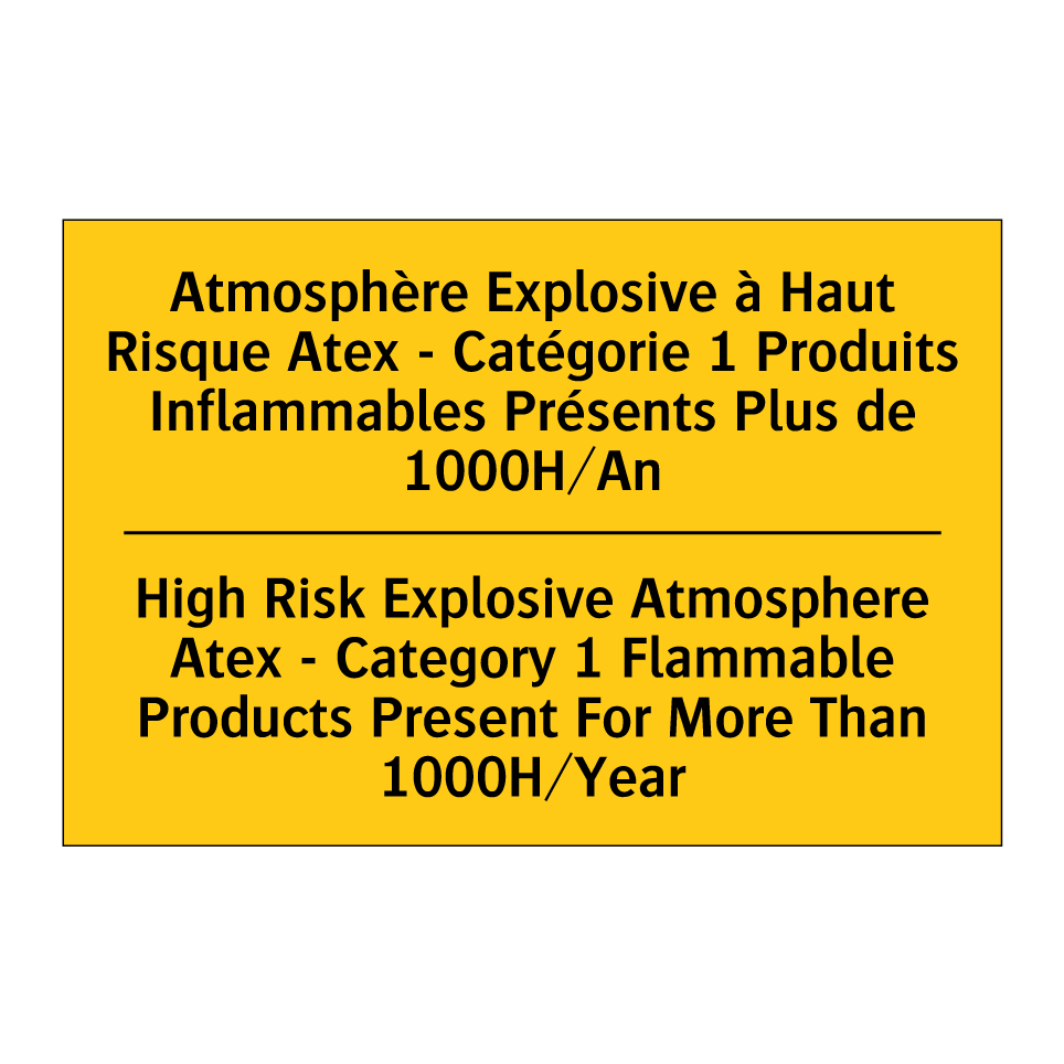 Atmosphère Explosive à Haut Risque  /.../ - High Risk Explosive Atmosphere  /.../