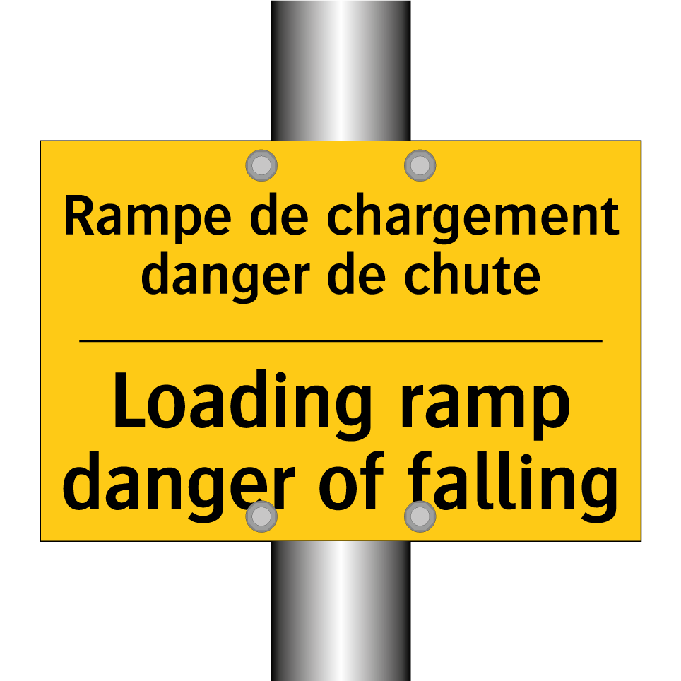 Rampe de chargement danger de  /.../ - Loading ramp danger of falling
