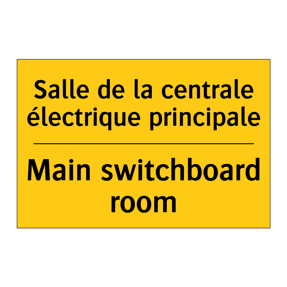 Salle de la centrale électrique  /.../ - Main switchboard room