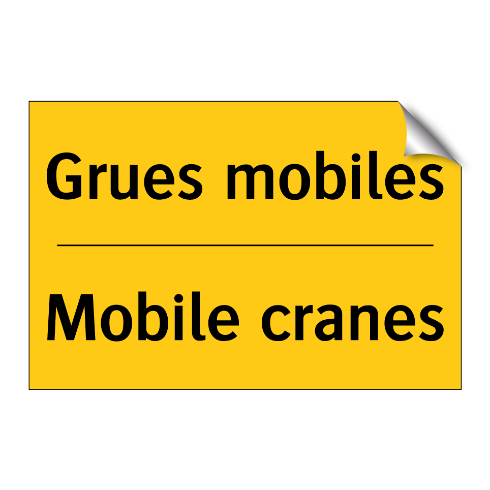 Grues mobiles - Mobile cranes