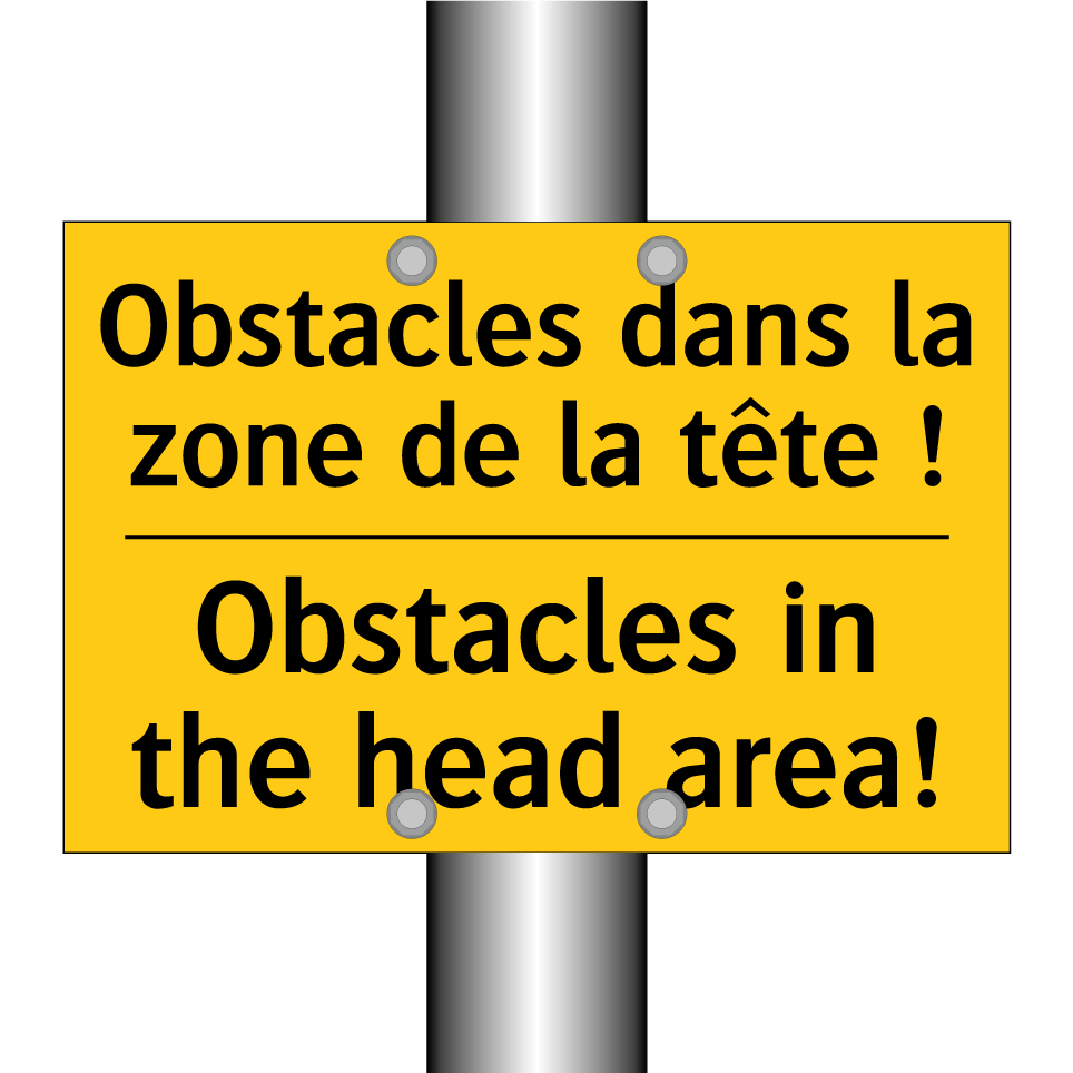 Obstacles dans la zone de la tête  /.../ - Obstacles in the head area!