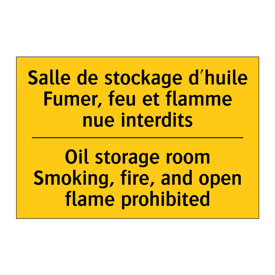 Salle de stockage d'huile Fumer,  /.../ - Oil storage room Smoking, fire,  /.../