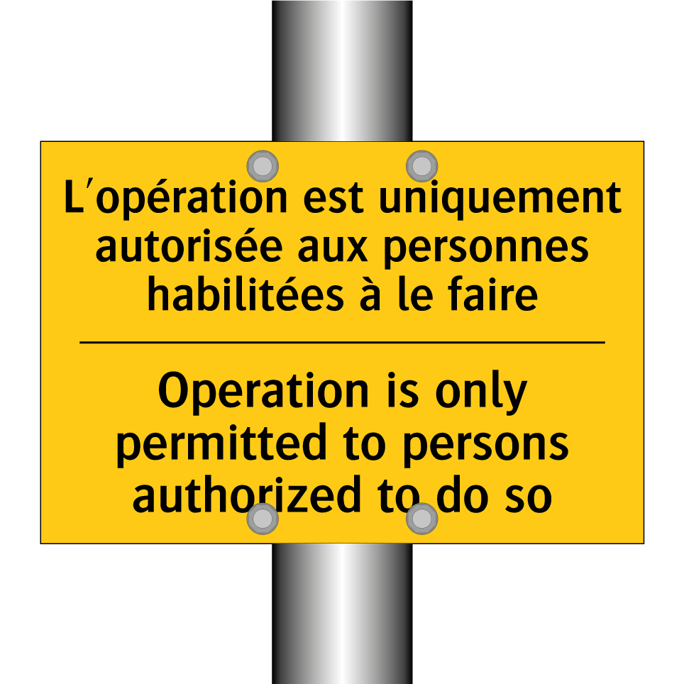 L'opération est uniquement autorisée  /.../ - Operation is only permitted to  /.../
