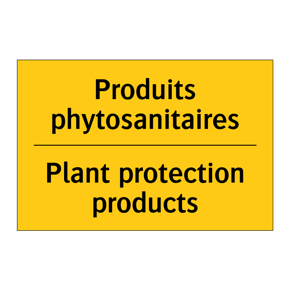 Produits phytosanitaires - Plant protection products