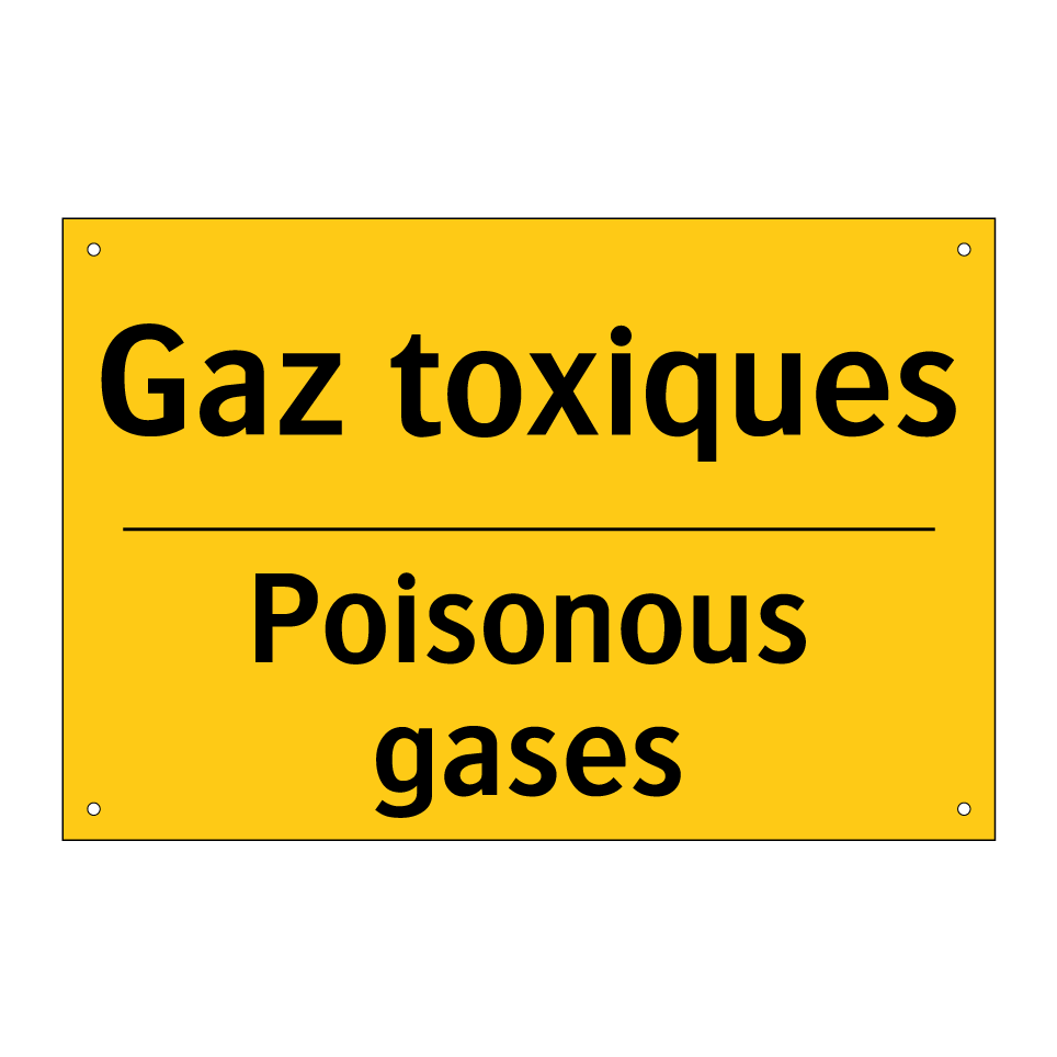 Gaz toxiques - Poisonous gases