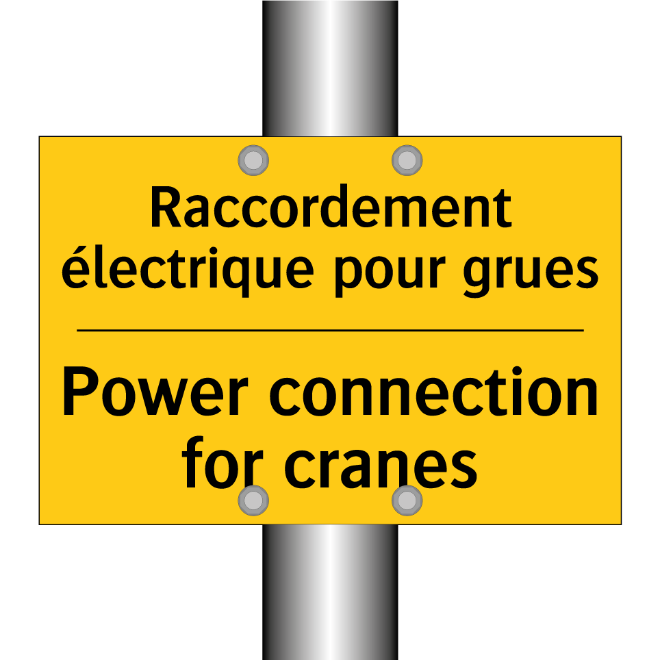Raccordement électrique pour grues /.../ - Power connection for cranes