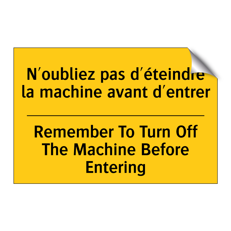 N'oubliez pas d'éteindre la machine  /.../ - Remember To Turn Off The Machine  /.../