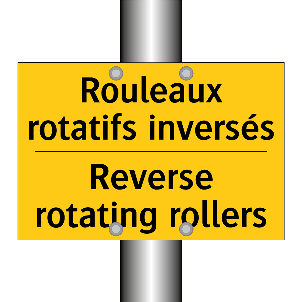 Rouleaux rotatifs inversés - Reverse rotating rollers