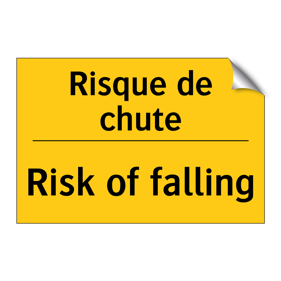 Risque de chute - Risk of falling