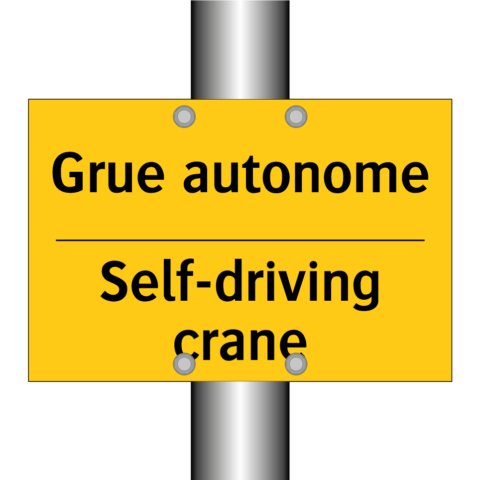 Grue autonome - Self-driving crane