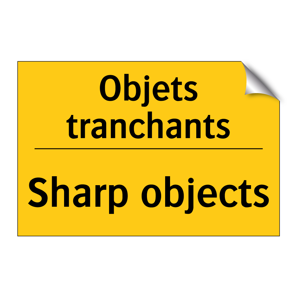 Objets tranchants - Sharp objects