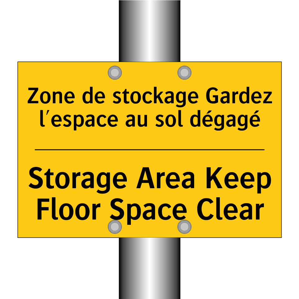 Zone de stockage Gardez l'espace  /.../ - Storage Area Keep Floor Space  /.../