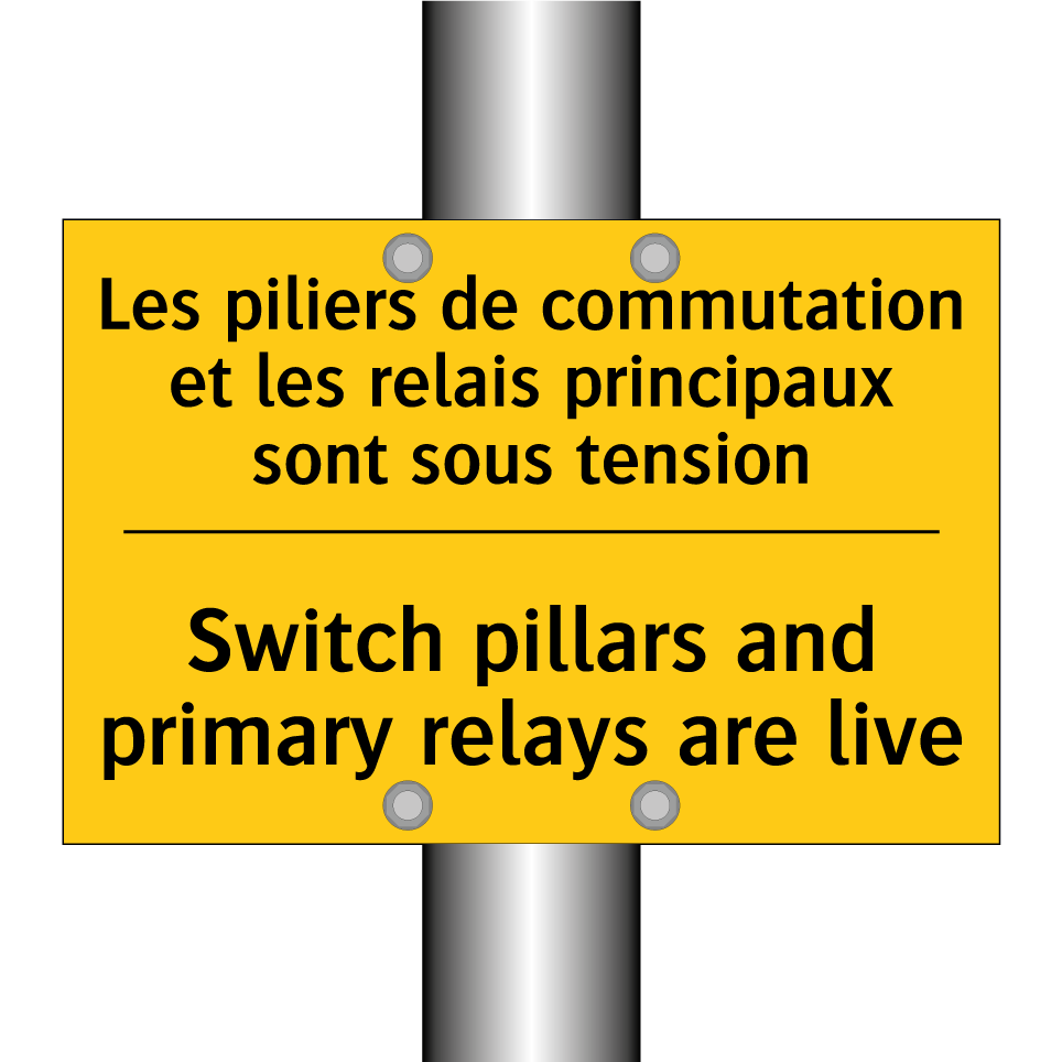 Les piliers de commutation et  /.../ - Switch pillars and primary relays  /.../