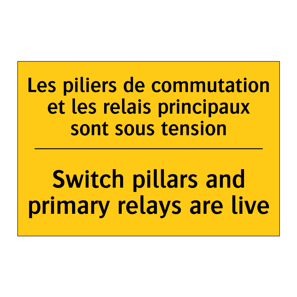 Les piliers de commutation et  /.../ - Switch pillars and primary relays  /.../