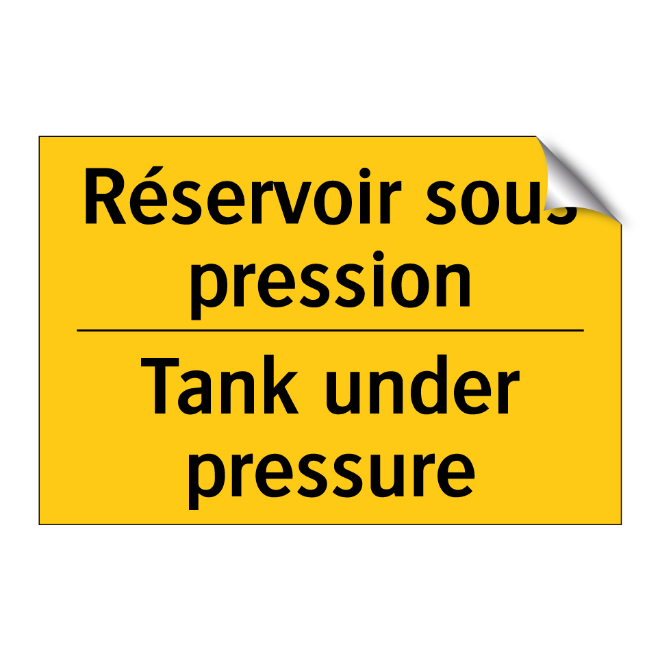 Réservoir sous pression - Tank under pressure