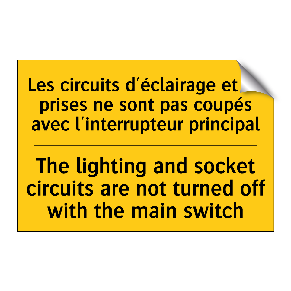 Les circuits d'éclairage et de  /.../ - The lighting and socket circuits  /.../