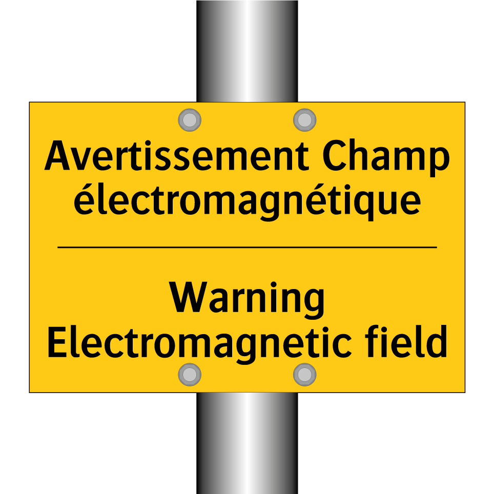 Avertissement Champ électromagnétique /.../ - Warning Electromagnetic field