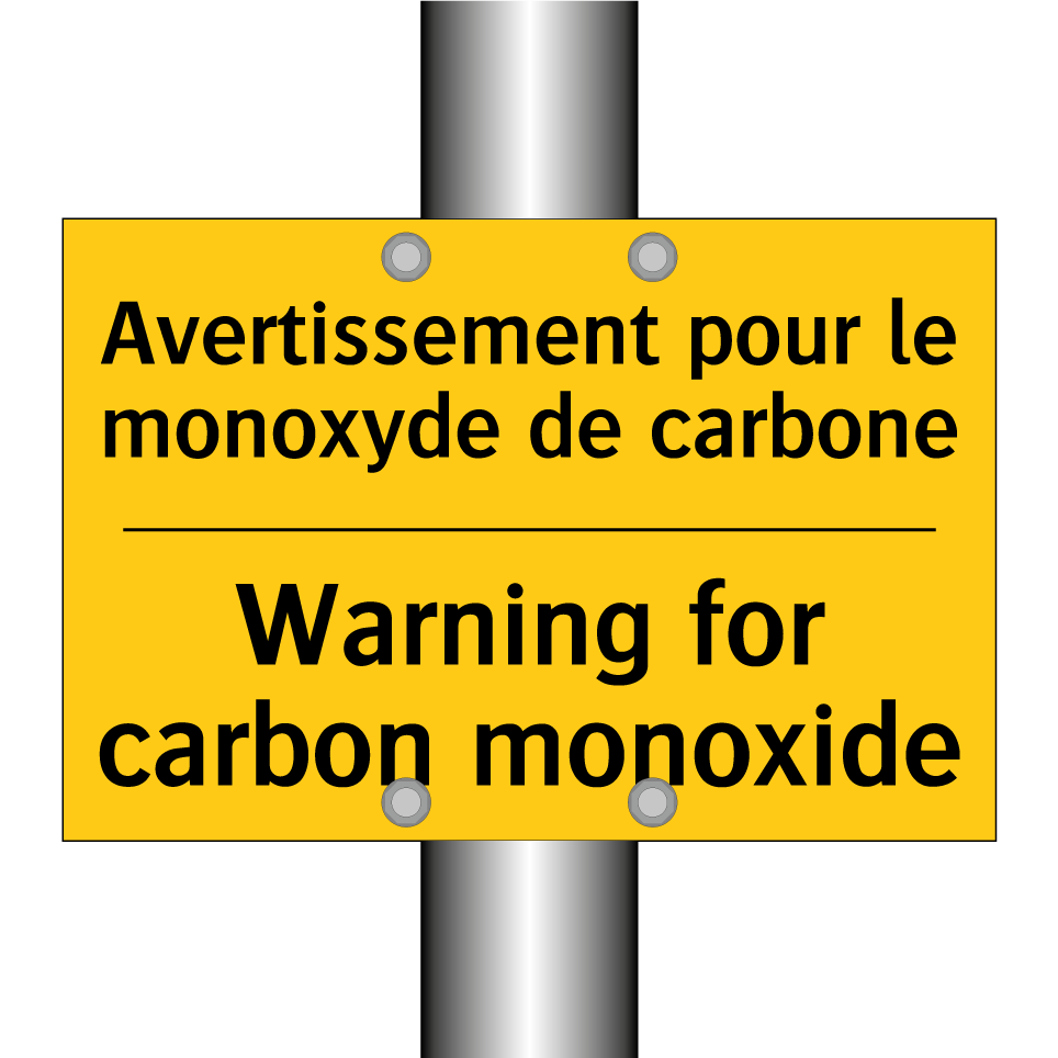 Avertissement pour le monoxyde  /.../ - Warning for carbon monoxide