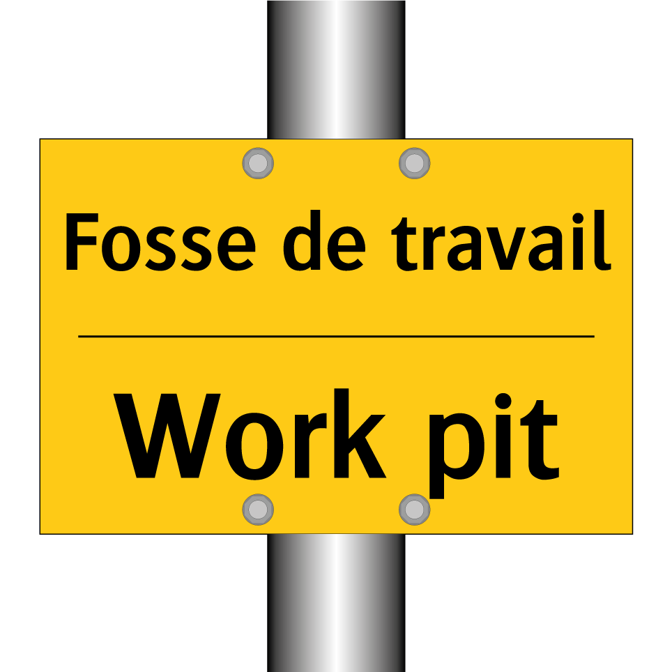 Fosse de travail - Work pit
