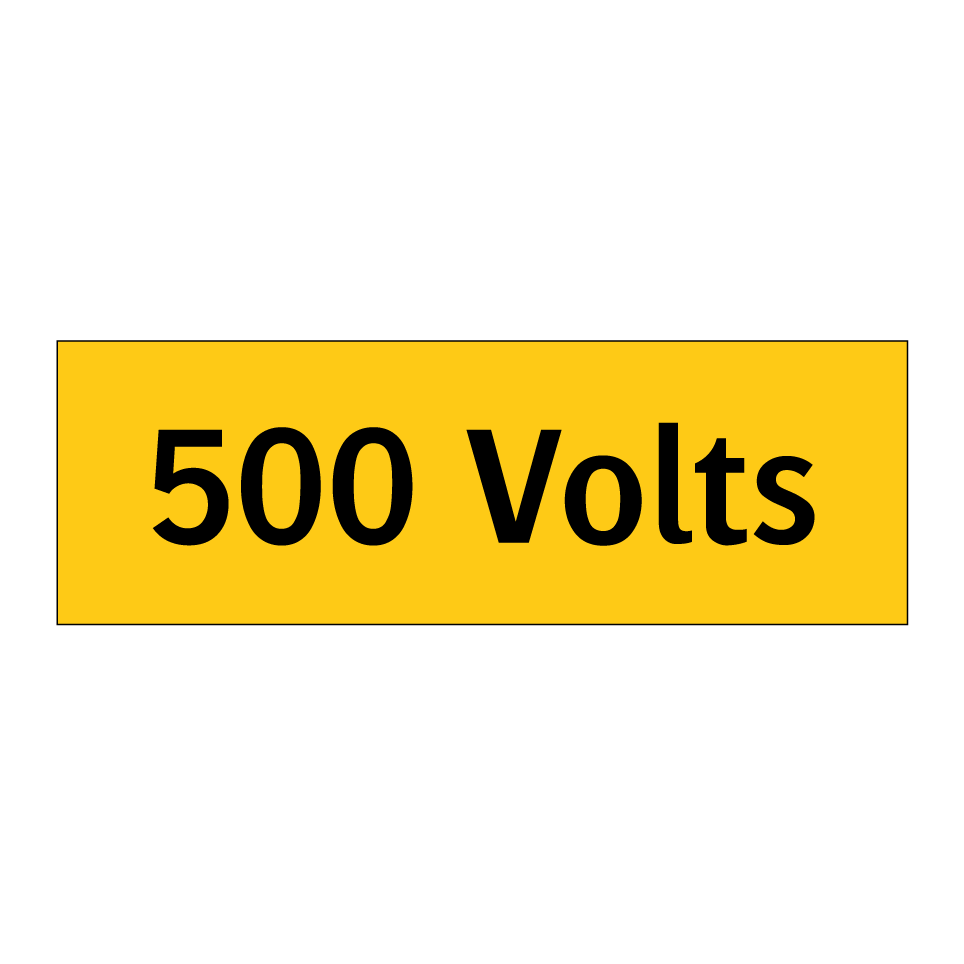 500 Volts