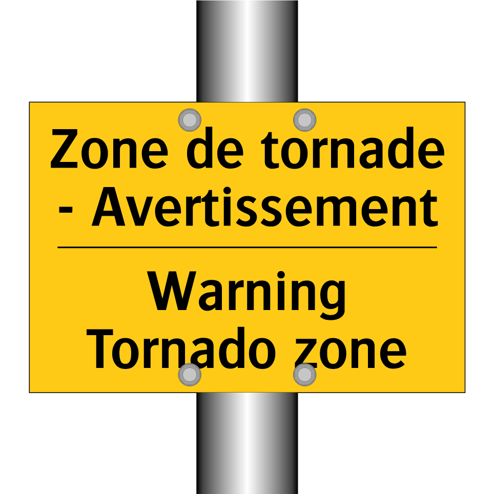 Zone de tornade - Avertissement /.../ - Warning Tornado zone