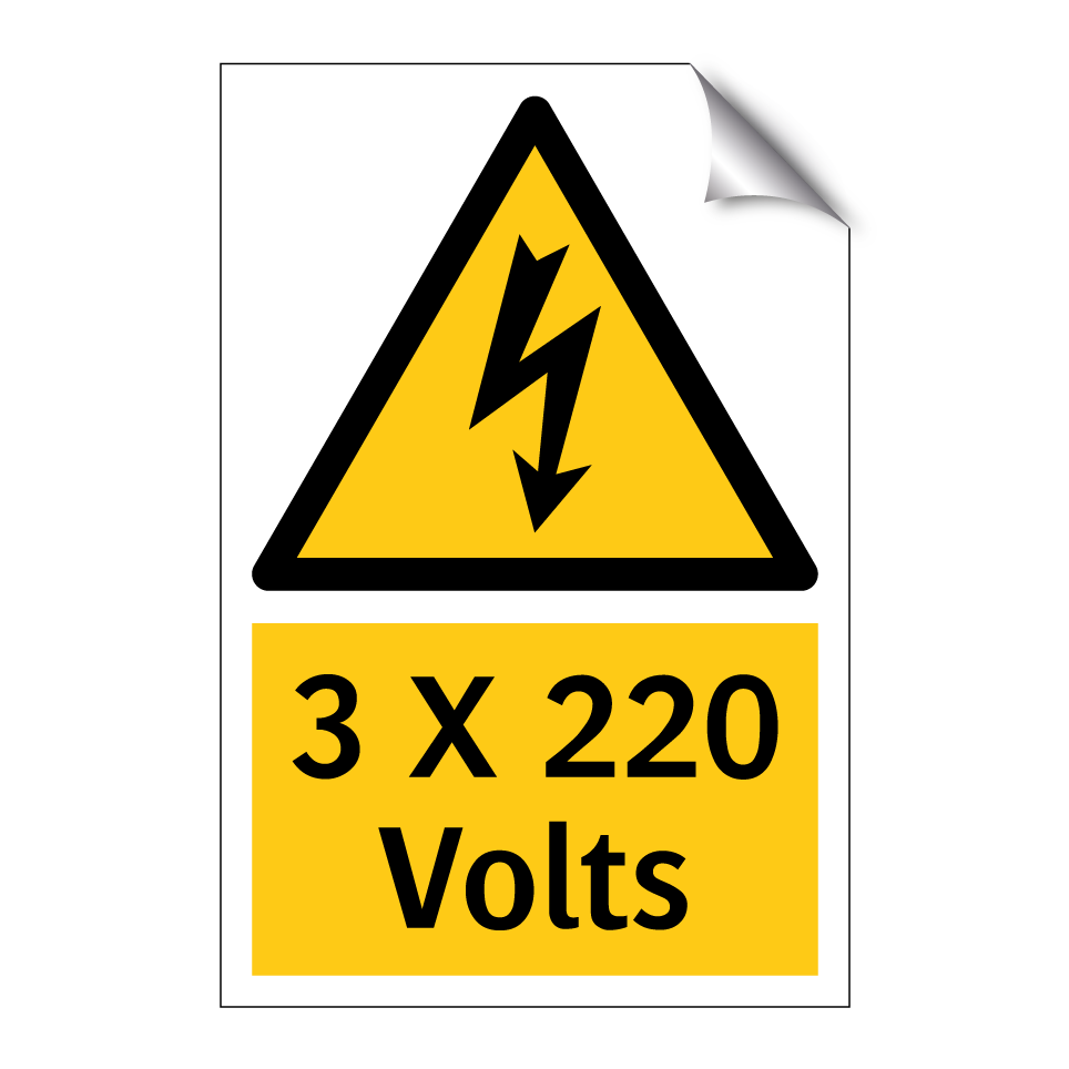 3 X 220 Volts