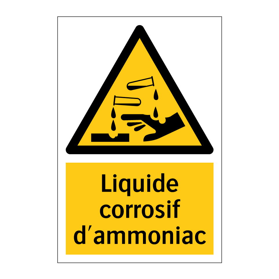 Liquide corrosif d'ammoniac