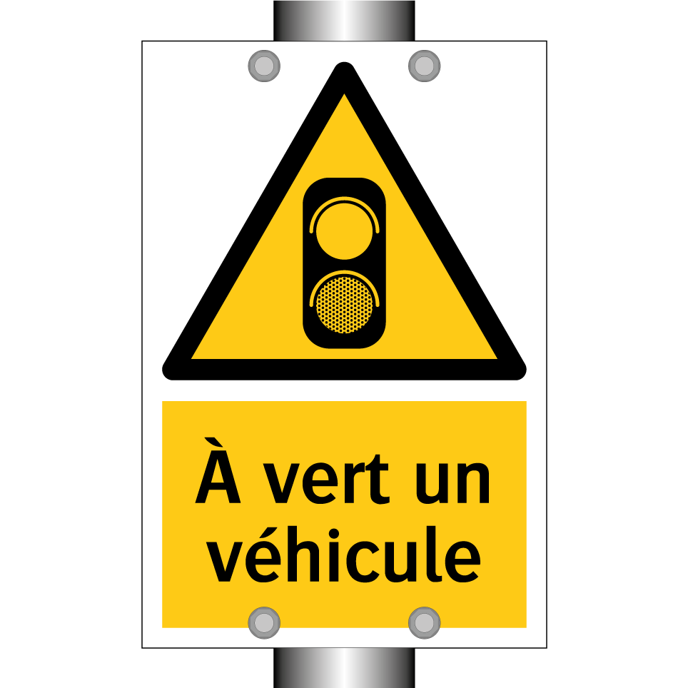 À vert un véhicule