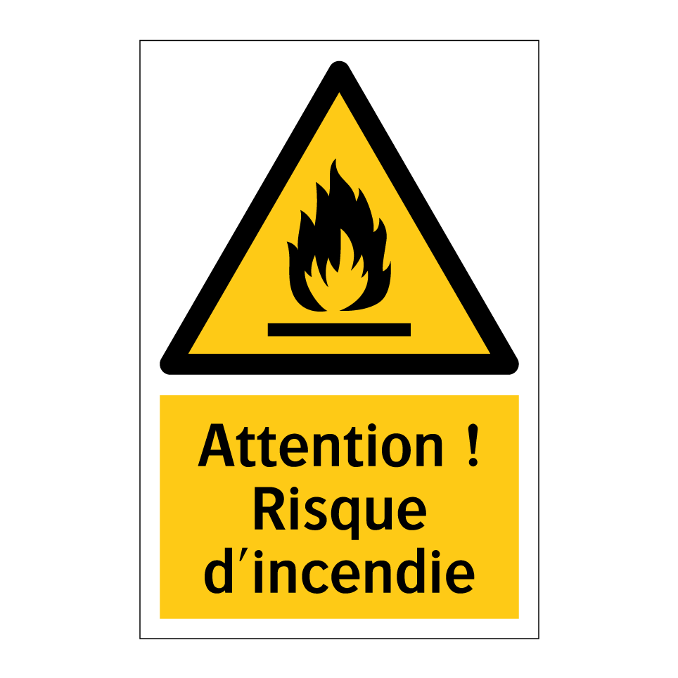 Attention ! Risque d'incendie