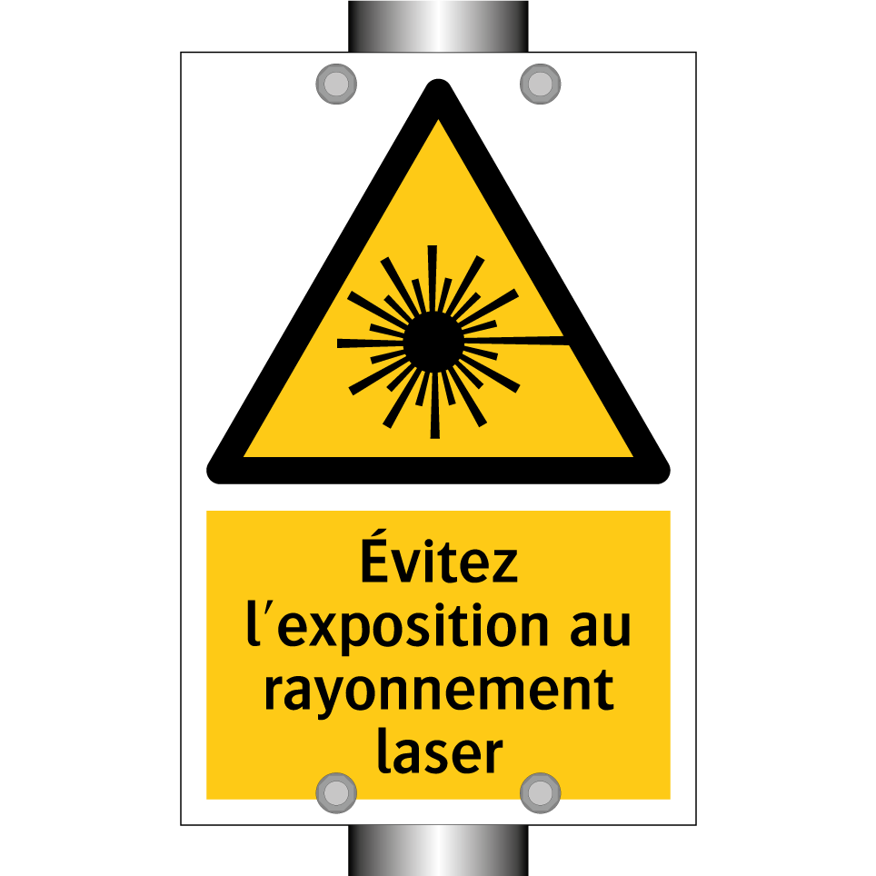 Évitez l'exposition au rayonnement laser