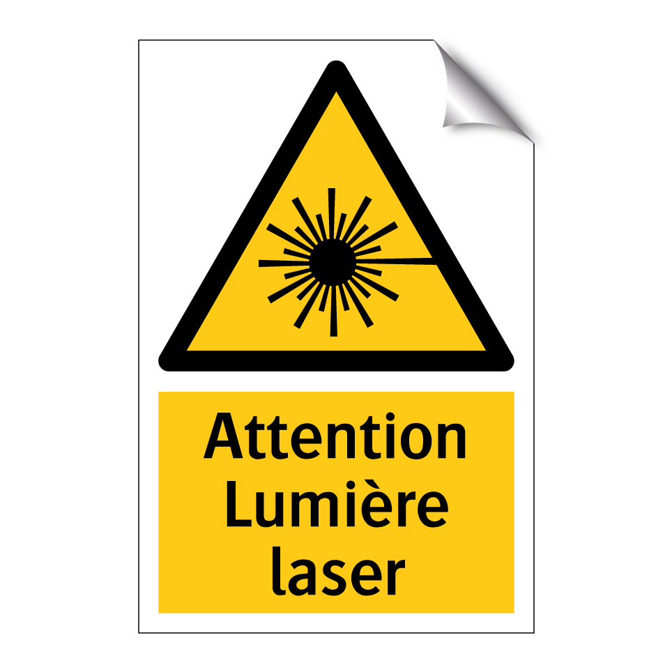 Attention Lumière laser