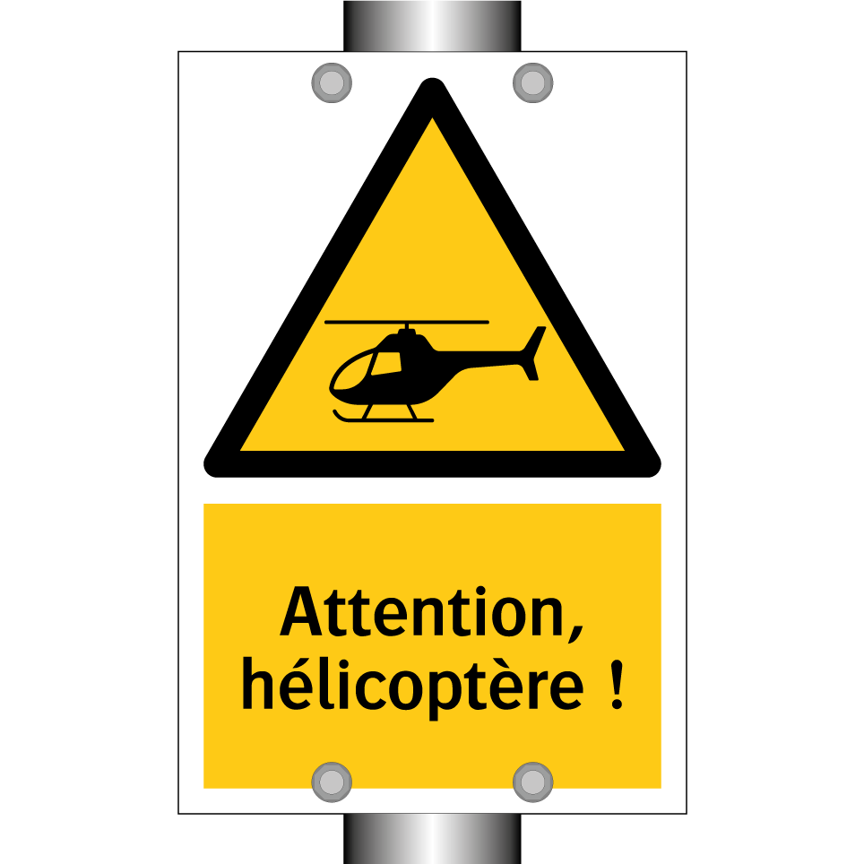 Attention, hélicoptère !