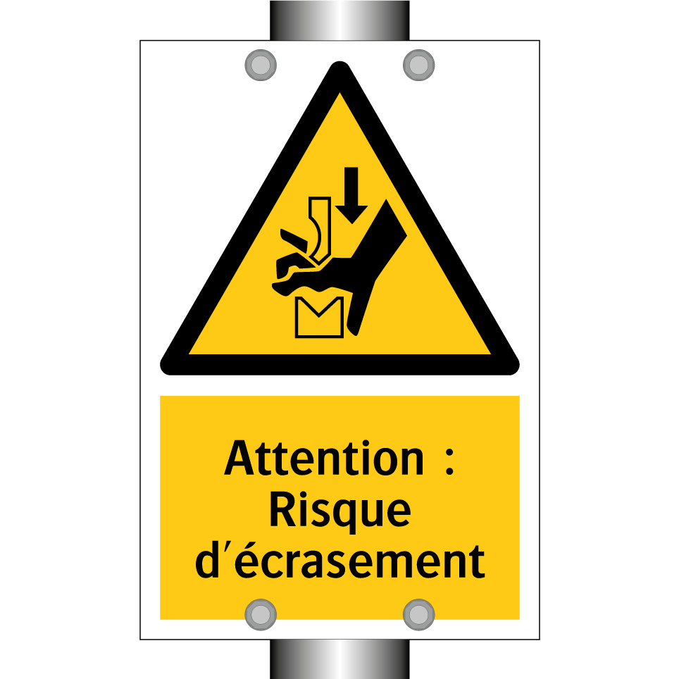 Attention : Risque d'écrasement