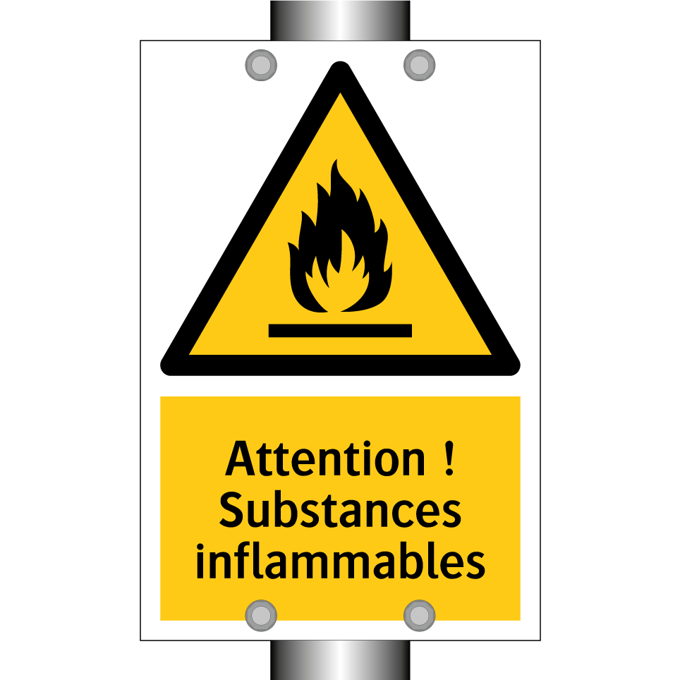 Attention ! Substances inflammables