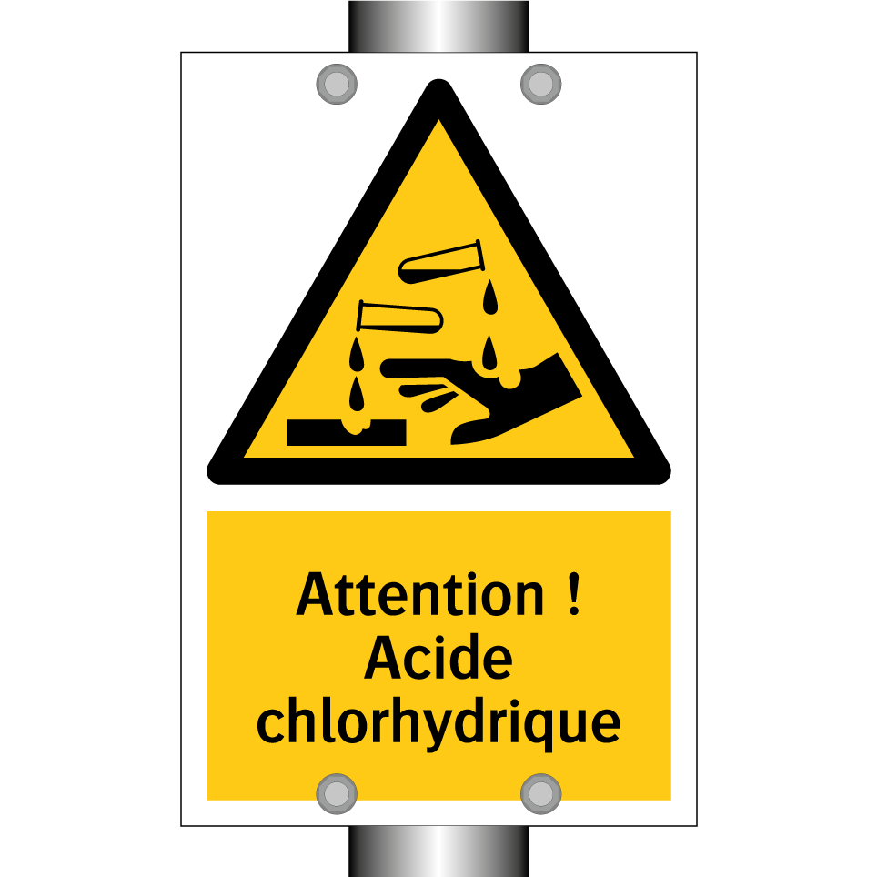 Attention ! Acide chlorhydrique