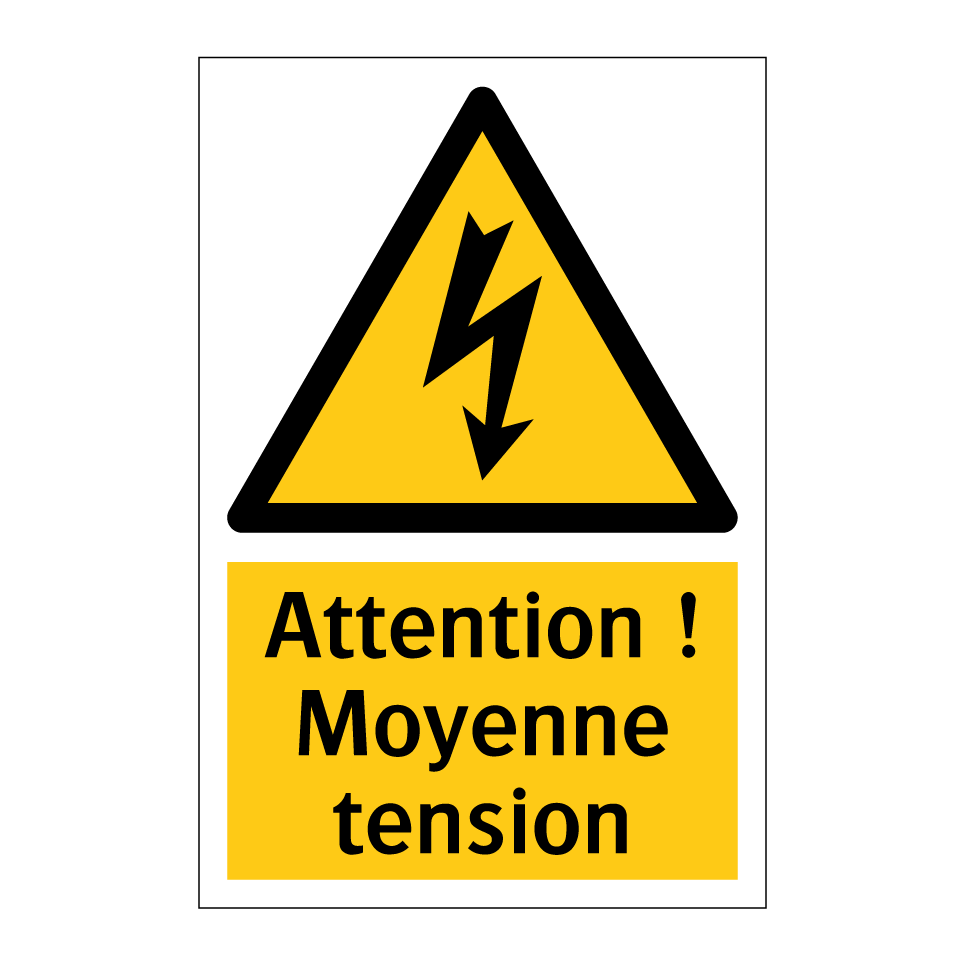 Attention ! Moyenne tension
