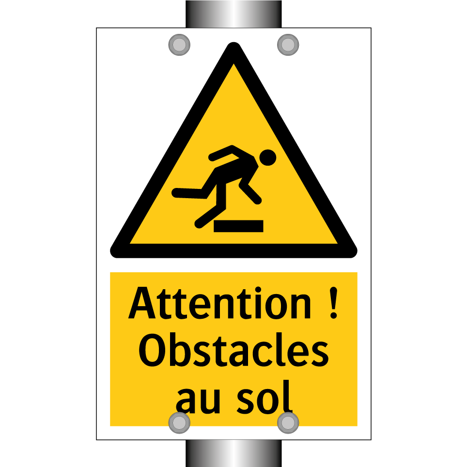 Attention ! Obstacles au sol