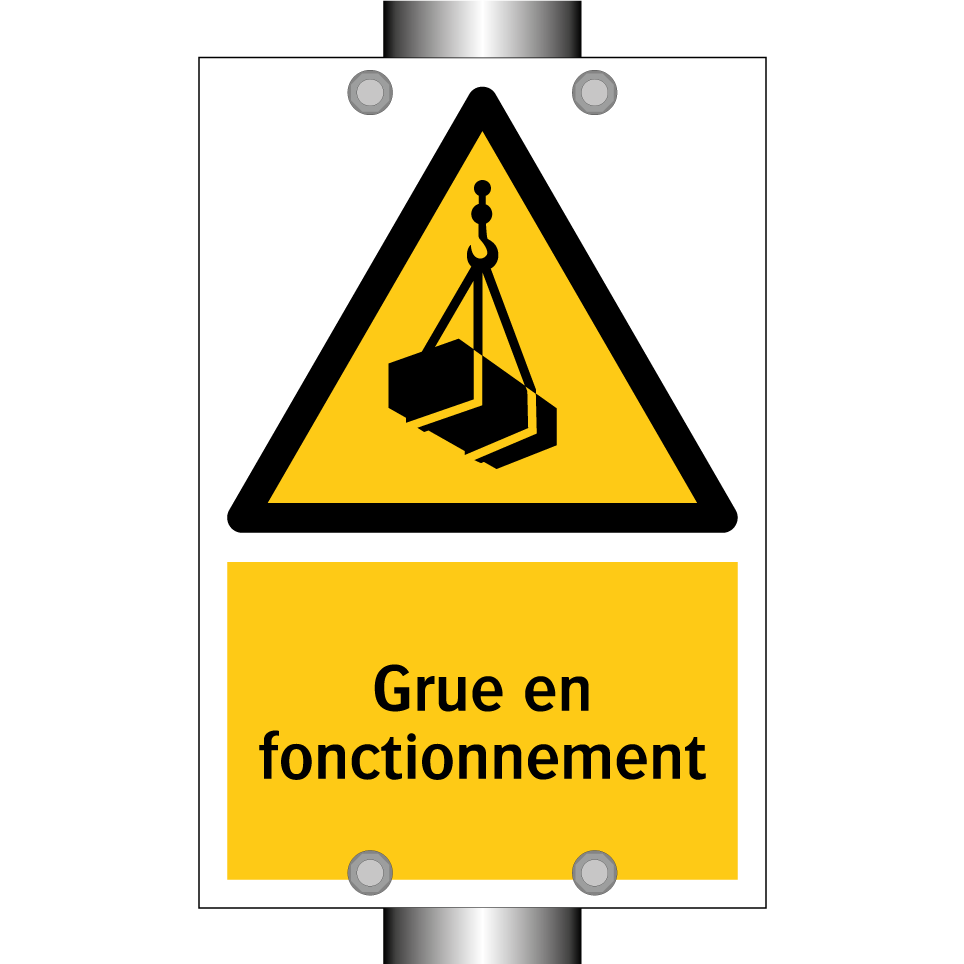 Grue en fonctionnement