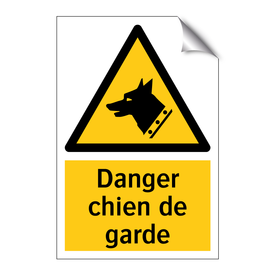 Danger chien de garde