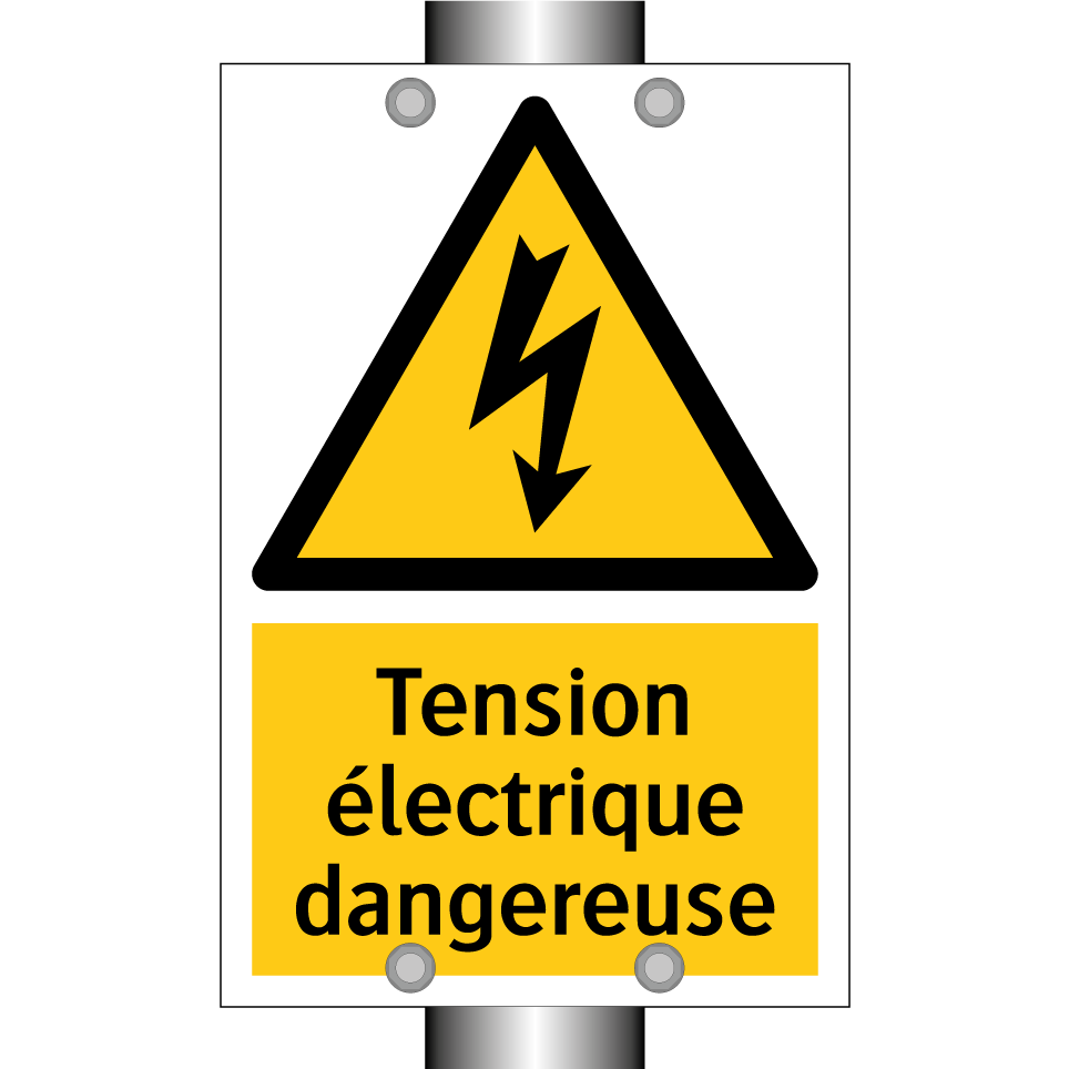 Tension électrique dangereuse
