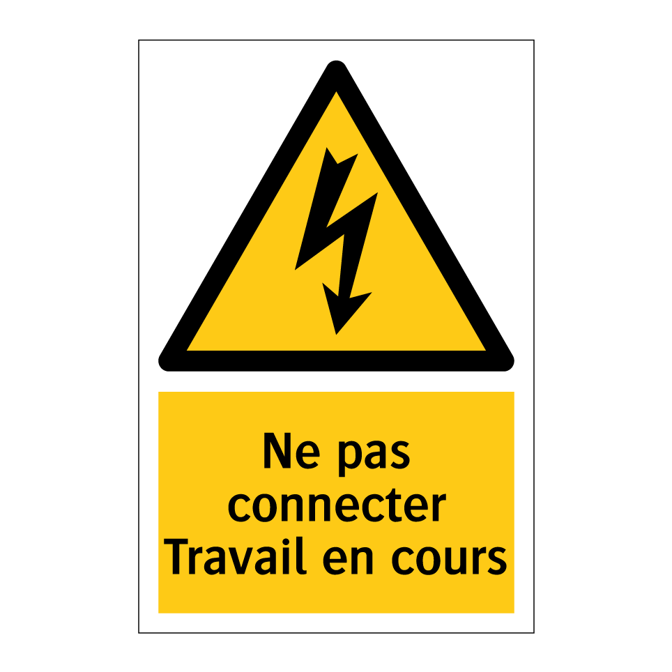 Ne pas connecter Travail en cours
