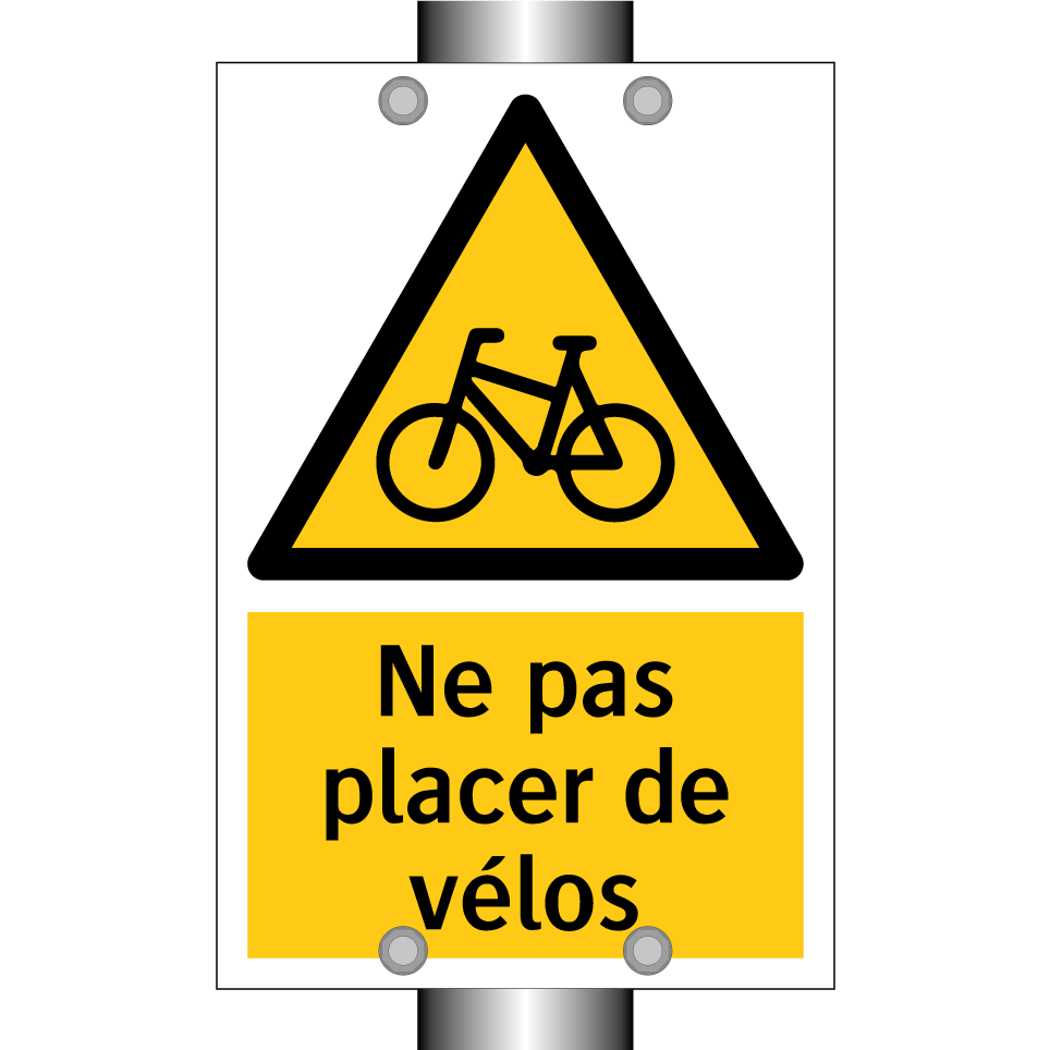 Ne pas placer de vélos