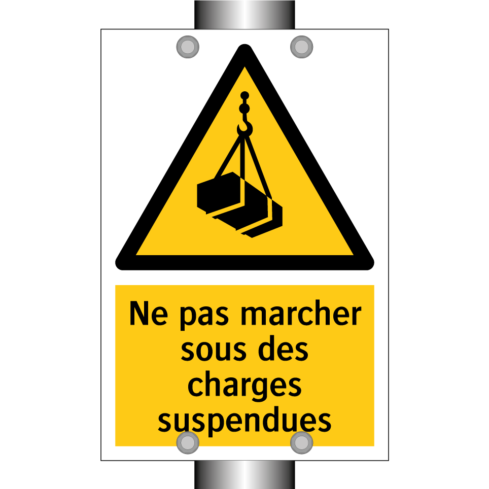 Ne pas marcher sous des charges suspendues