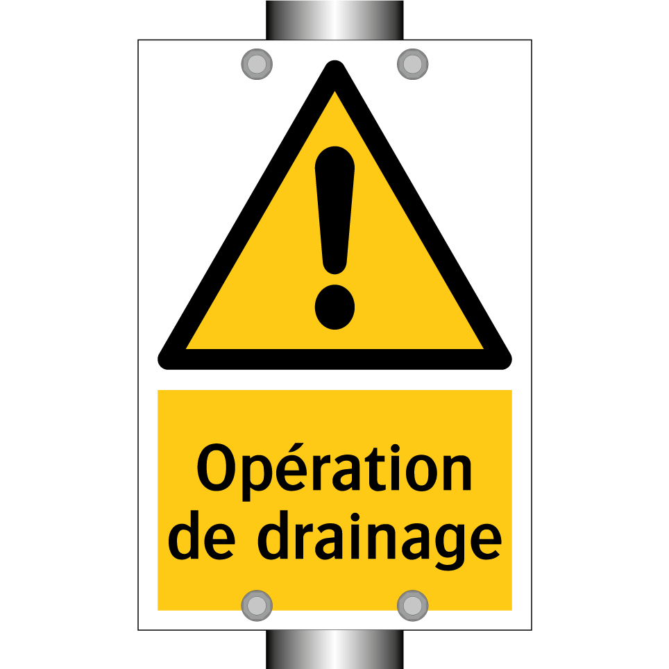 Opération de drainage