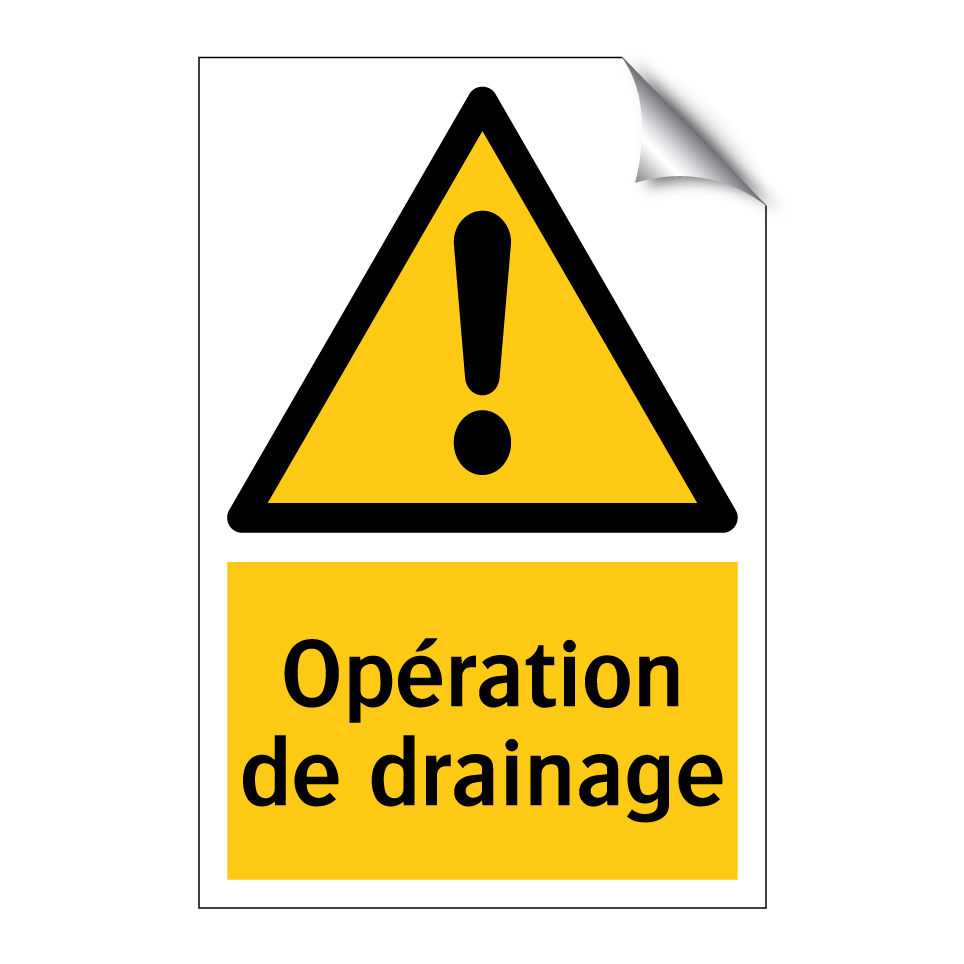 Opération de drainage