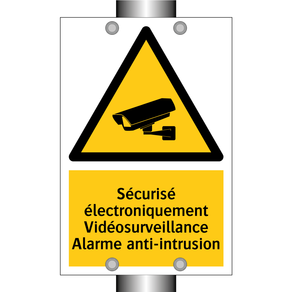 Sécurisé électroniquement Vidéosurveillance Alarme anti-intrusion